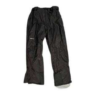 Arctix Mens Snowboard Ski Winter Sport Black Pants Large Ankle Zip Adjustable